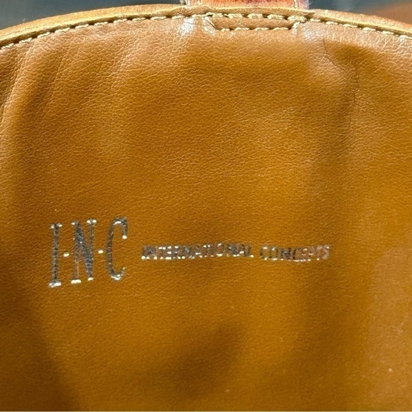 INC International Concept Frankii Leather Riding Boots Size 10 Women - Picture 8 of 9